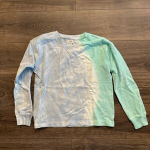 J. Crew Pastel Tie-Dye Long Sleeve Crewneck